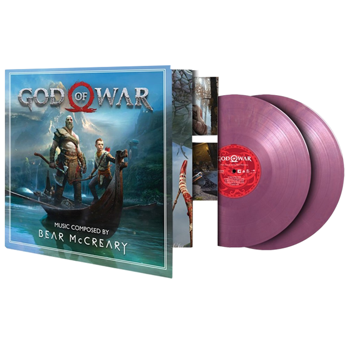 vinnyle god of war violet rose visuel produit