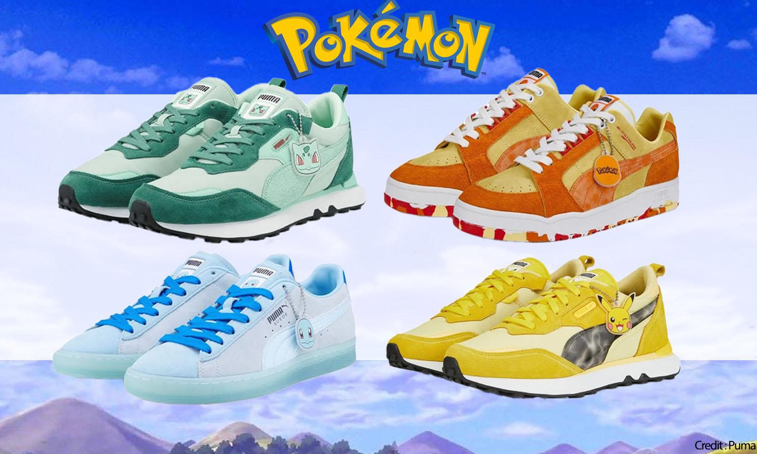 slider collection puma x pokemon