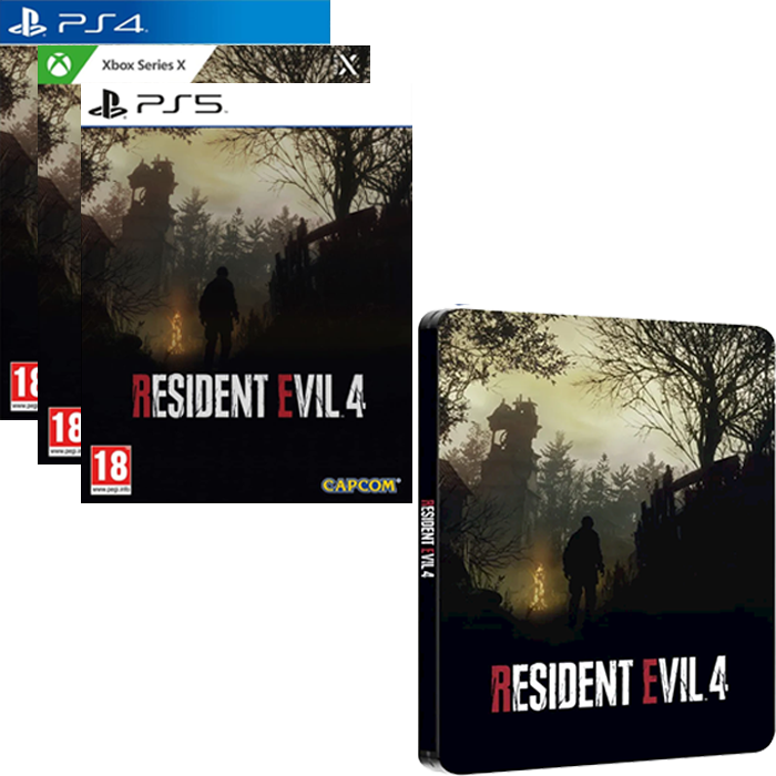 resident evil 4 remake steelbook edition definitif ps4 ps5 xbox visul produit