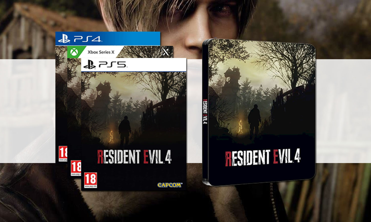 SLIDER resident evil 4 remake steelbook edition definitif ps4 ps5 xbox