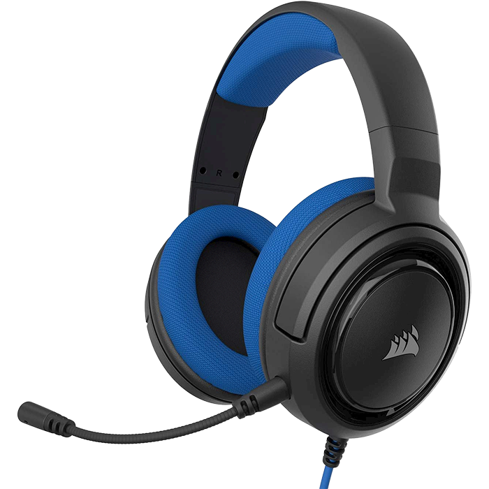 Casque Gaming Corsair HS35 bleu visuel-produit copie
