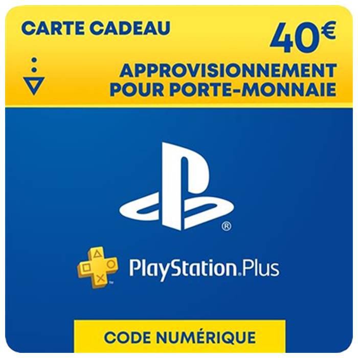 carte PSN 12 mois 40 euros pour acheter psn 12 mois visuel produit