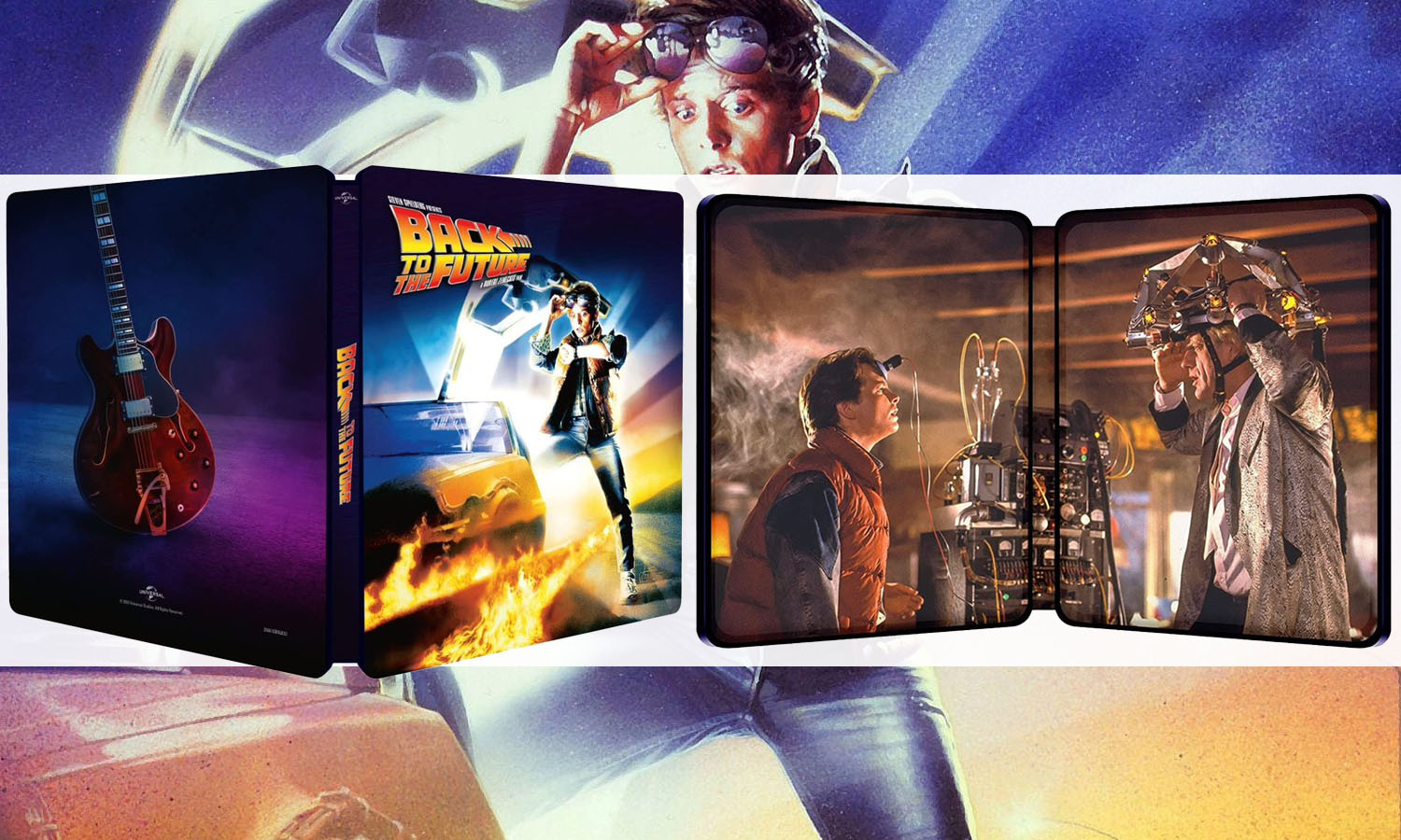 slider retour vers le futur blu ray 4k steelbook 2023
