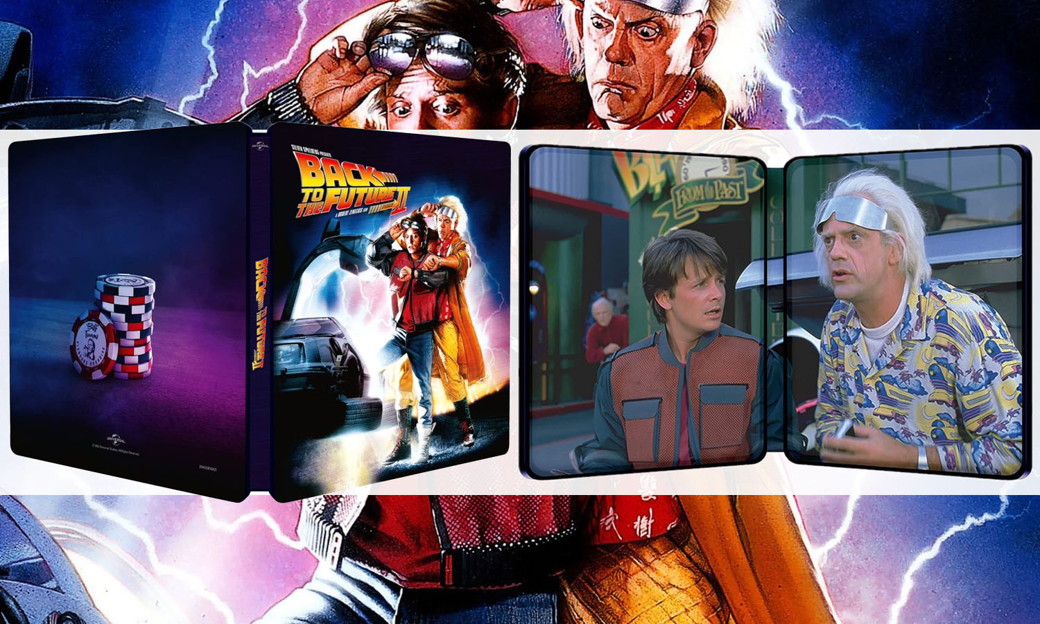 slider retour vers le futur 2 blu ray 4k steelbook 2023
