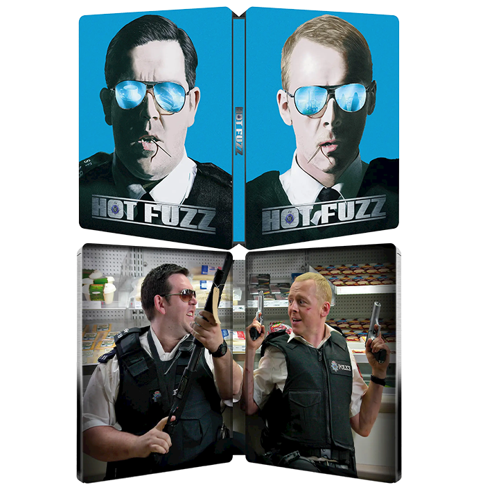 Hot Fuzz 4k steelbook visuel-produit copie