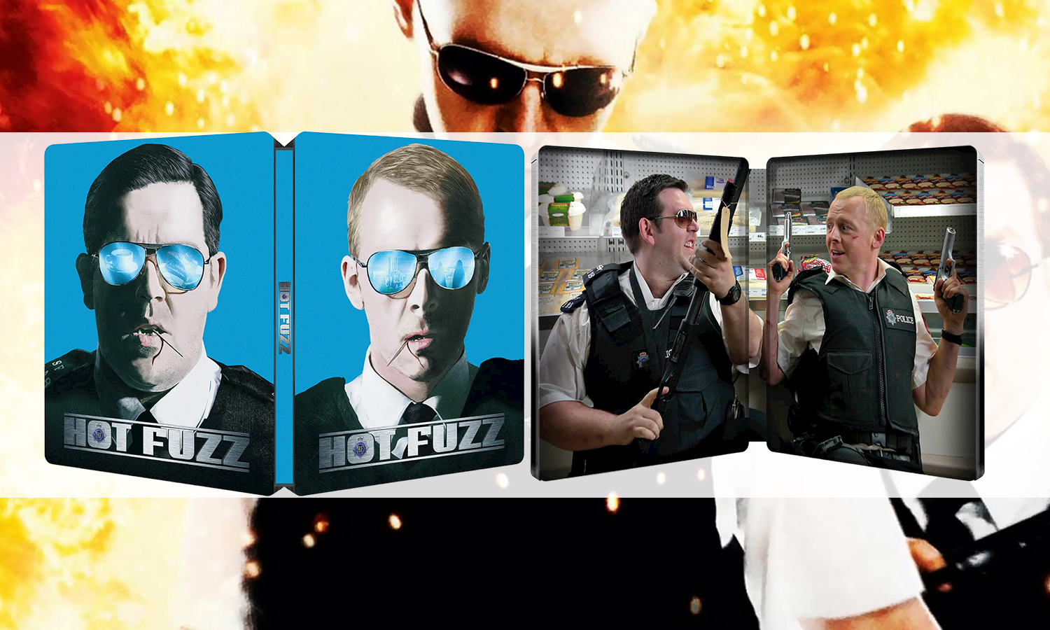 Hot Fuzz 4k steelbook visuel-slider