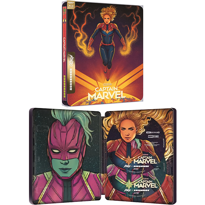 Captain Marvel steelbook mondo 4k visuel-produit copie