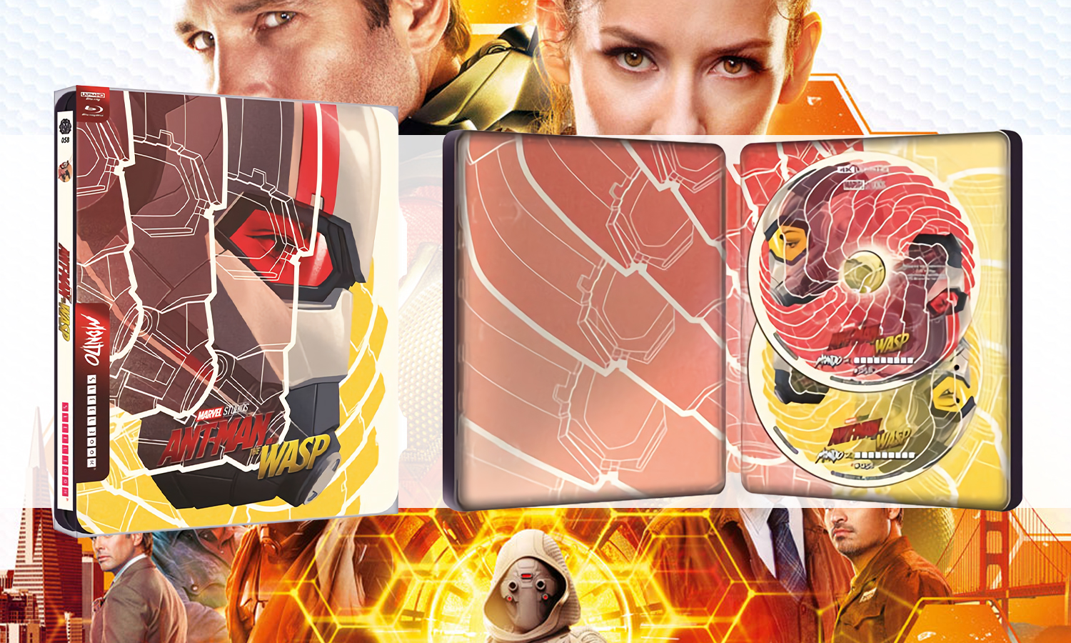 Ant man et la guepe steelbook mondo 4k visuel-slider