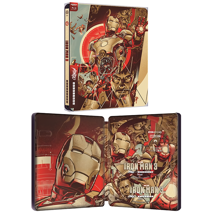 Iron man 3 Steelbook mondo 4k visuel-produit v2