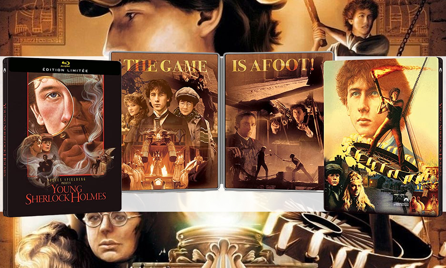 Le secret de la pyramide blu-ray steelbook visuel slider