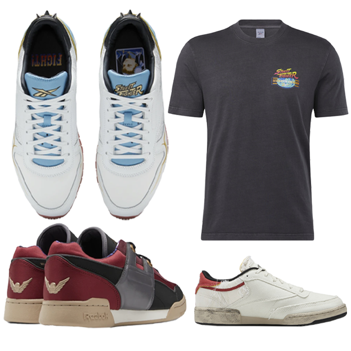 collection reebok street fighter visuel produit