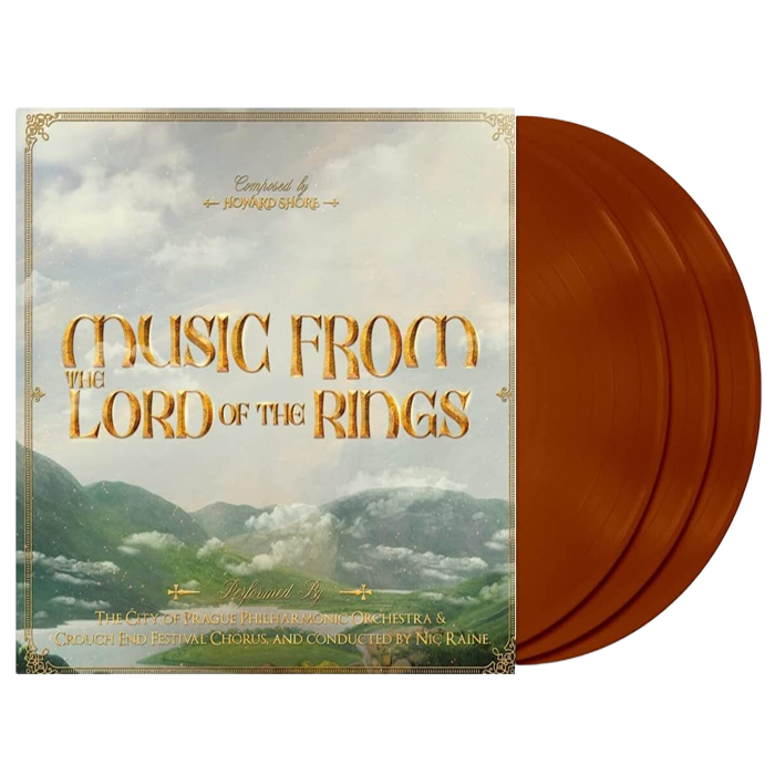 vinyle trilogie the lord of the rings prague edition limitée visuel produit