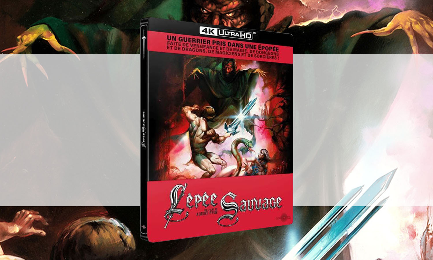 L'épée Sauvage 4k Blu Ray Steelbook