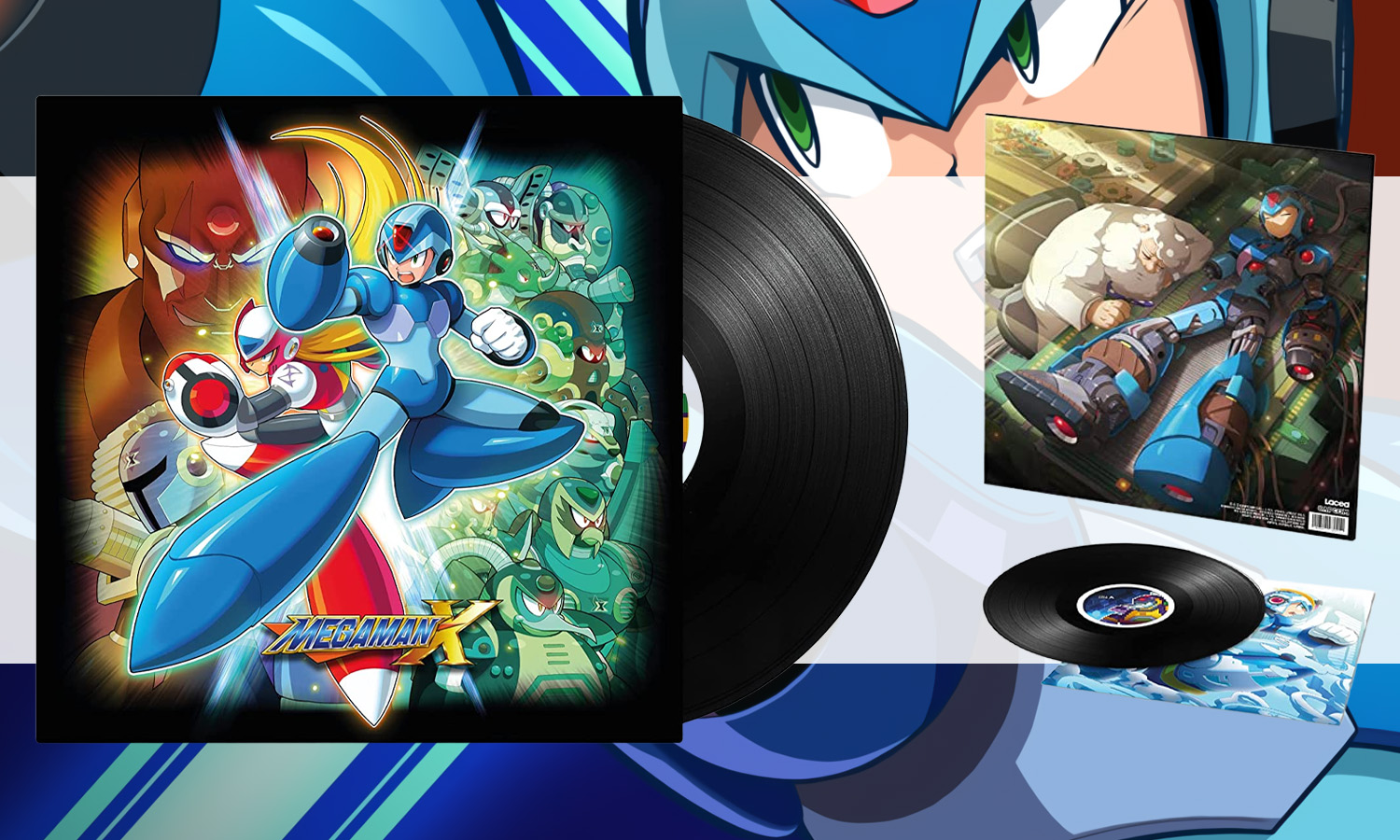 vinyles megaman X visuel slider horizontal