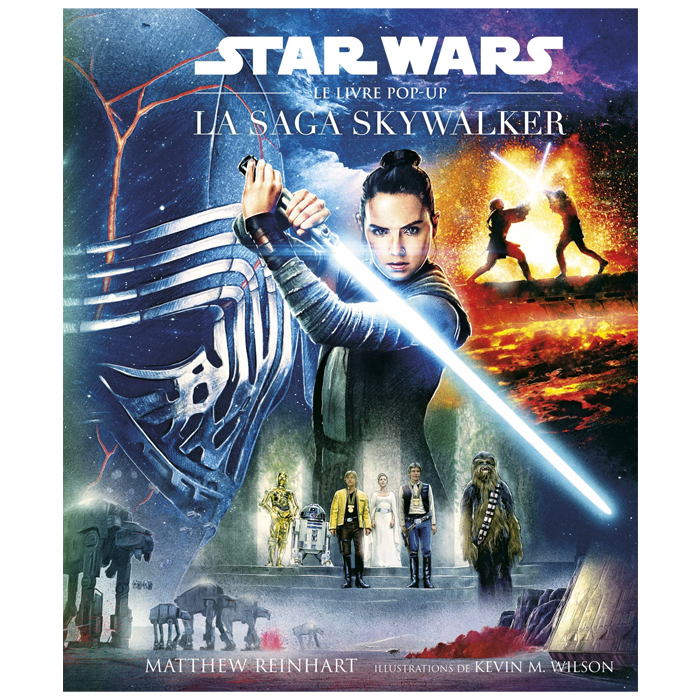 la saga skywalker livre pop up visuel produit