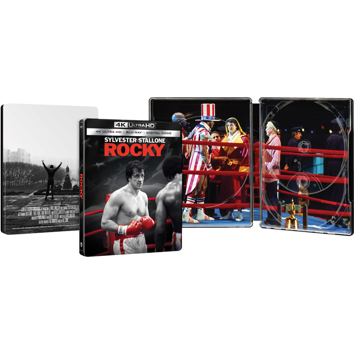 rocky 1 blu ray 4K steelbook visuel produit provisoire