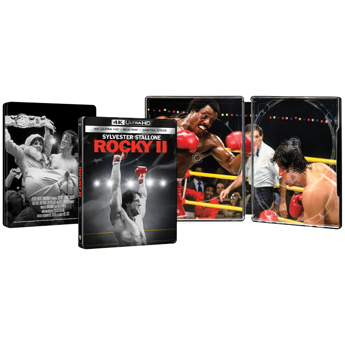 Rocky 2 Blu Ray 4K Steelbook visuel-produit copie