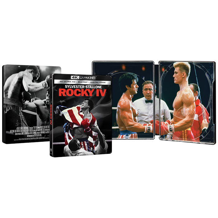 Rocky 4 Blu Ray 4K Steelbook visuel-produit copie