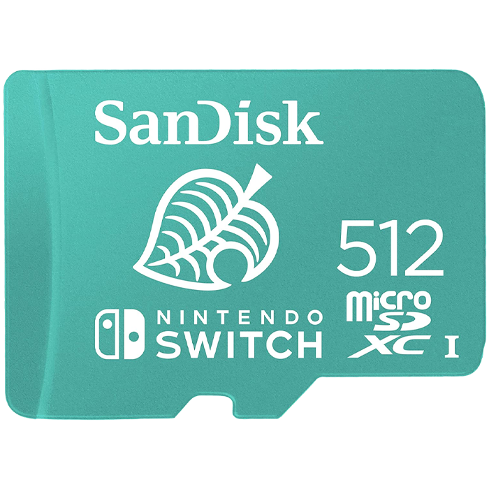 Carte Micro SDXC Animal Crossing 512 GO