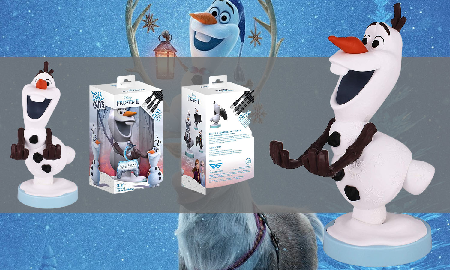 Support Manette/Smartphone La Reine des Neiges Olaf