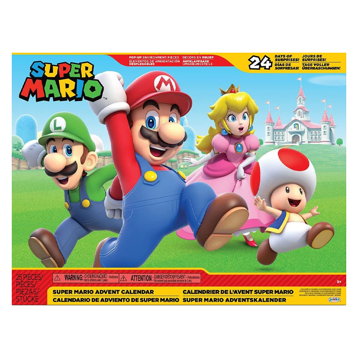 calendrier de l'avent super mario 2022 visuel produit