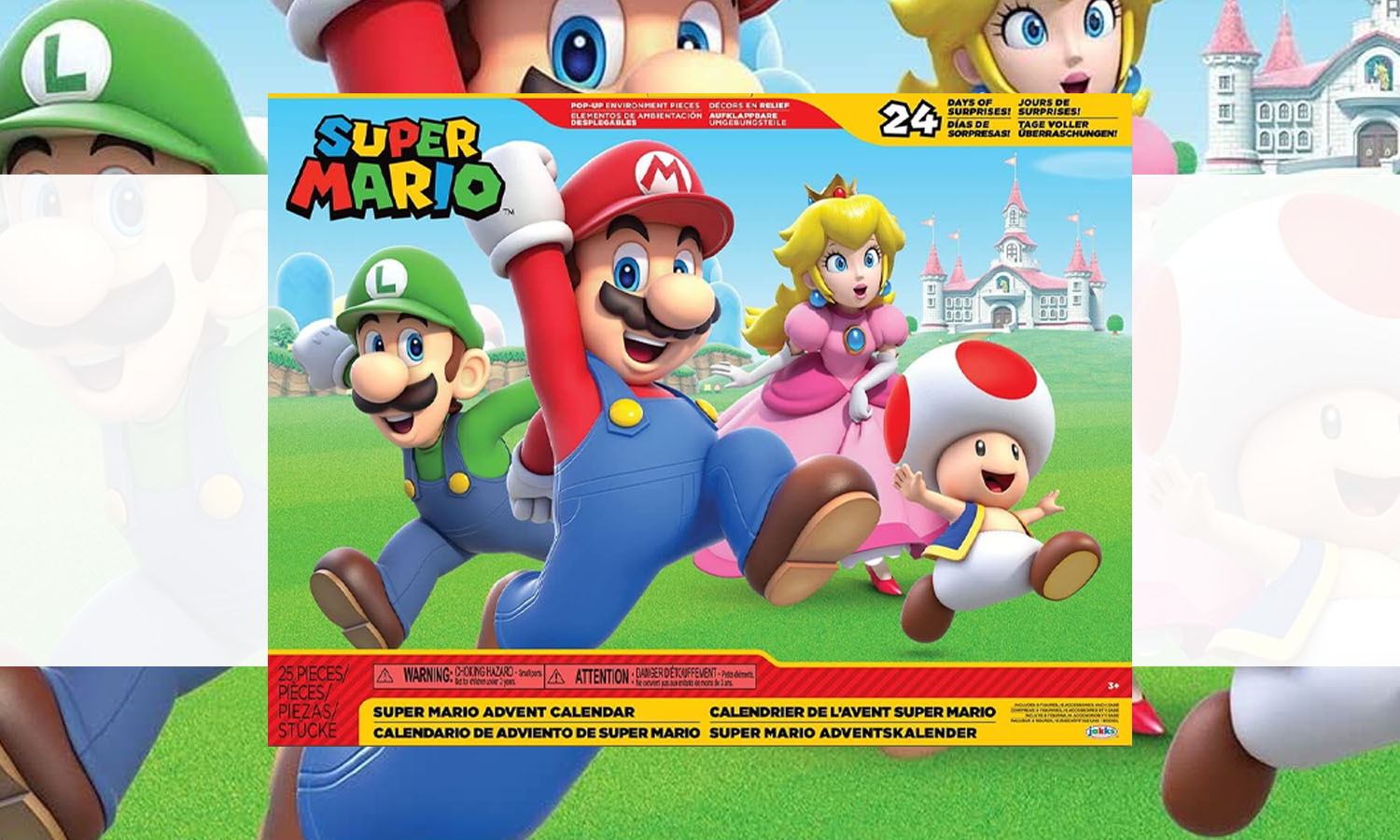 slider calendrier de l'avent super mario 2022