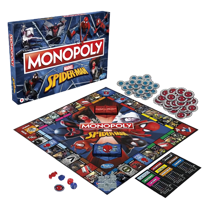 monopoly spiderman visuel produit