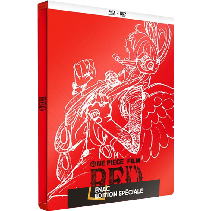 One Piece Red Edition Steelbook FNAC Combo DVD
