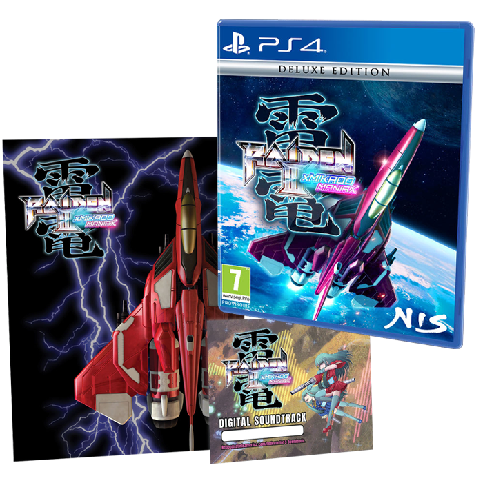 raiden 3 x mikado maniax deluxe ps4 visuel produit