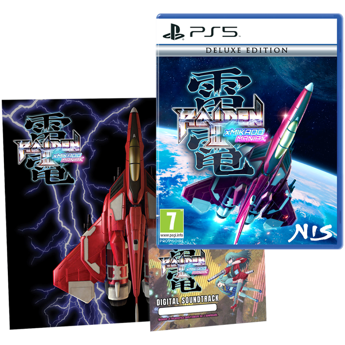 raiden 3 x mikado maniax deluxe ps5 visuel produit