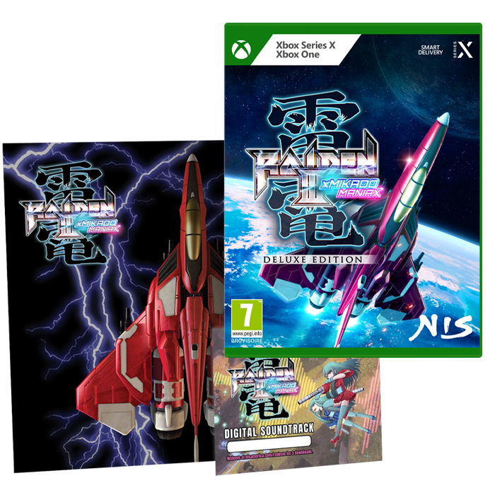 raiden 3 x mikado maniax deluxe xbox visuel produit