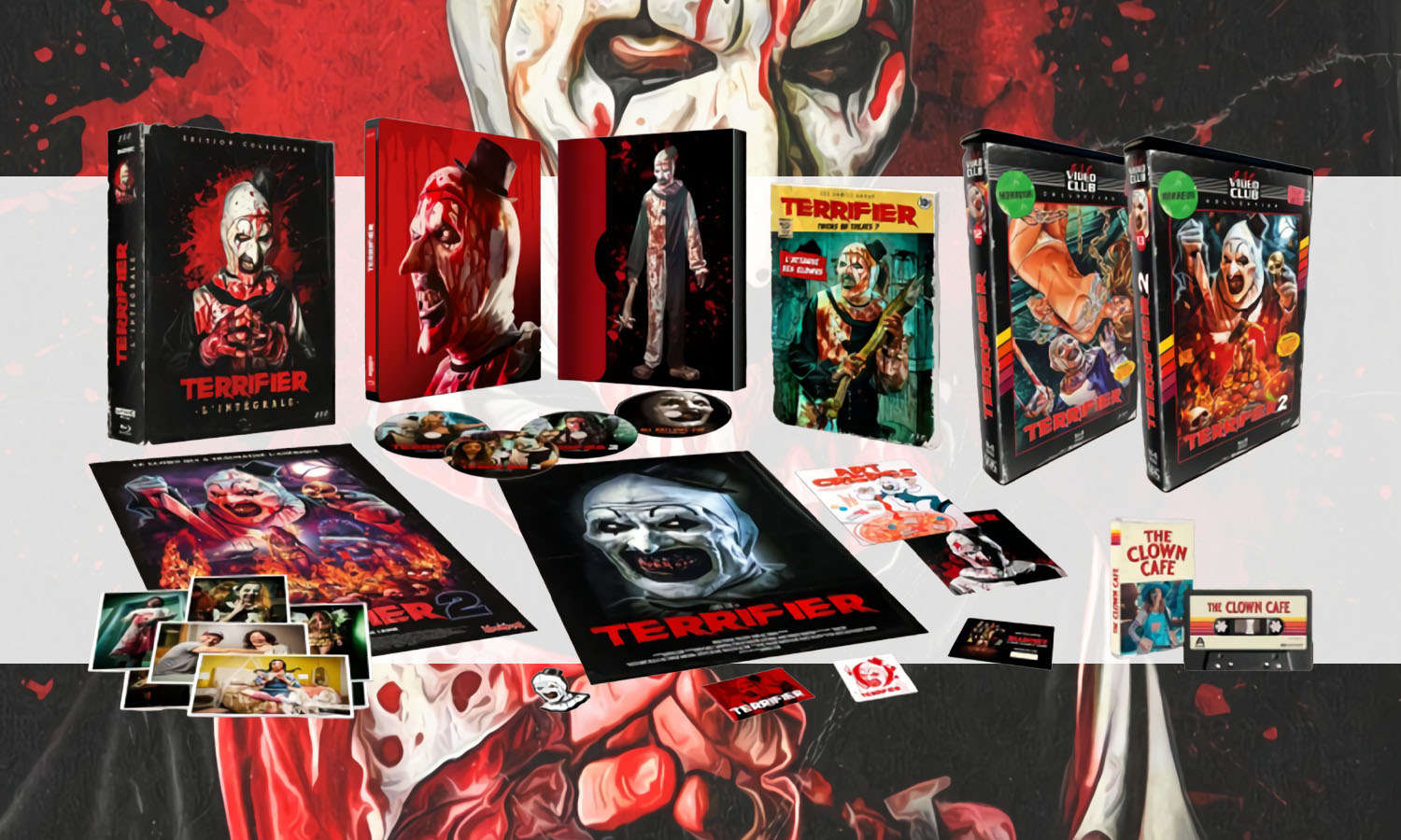 terrifier 1 2 bluray 4k collector collector visuel slider horizontal