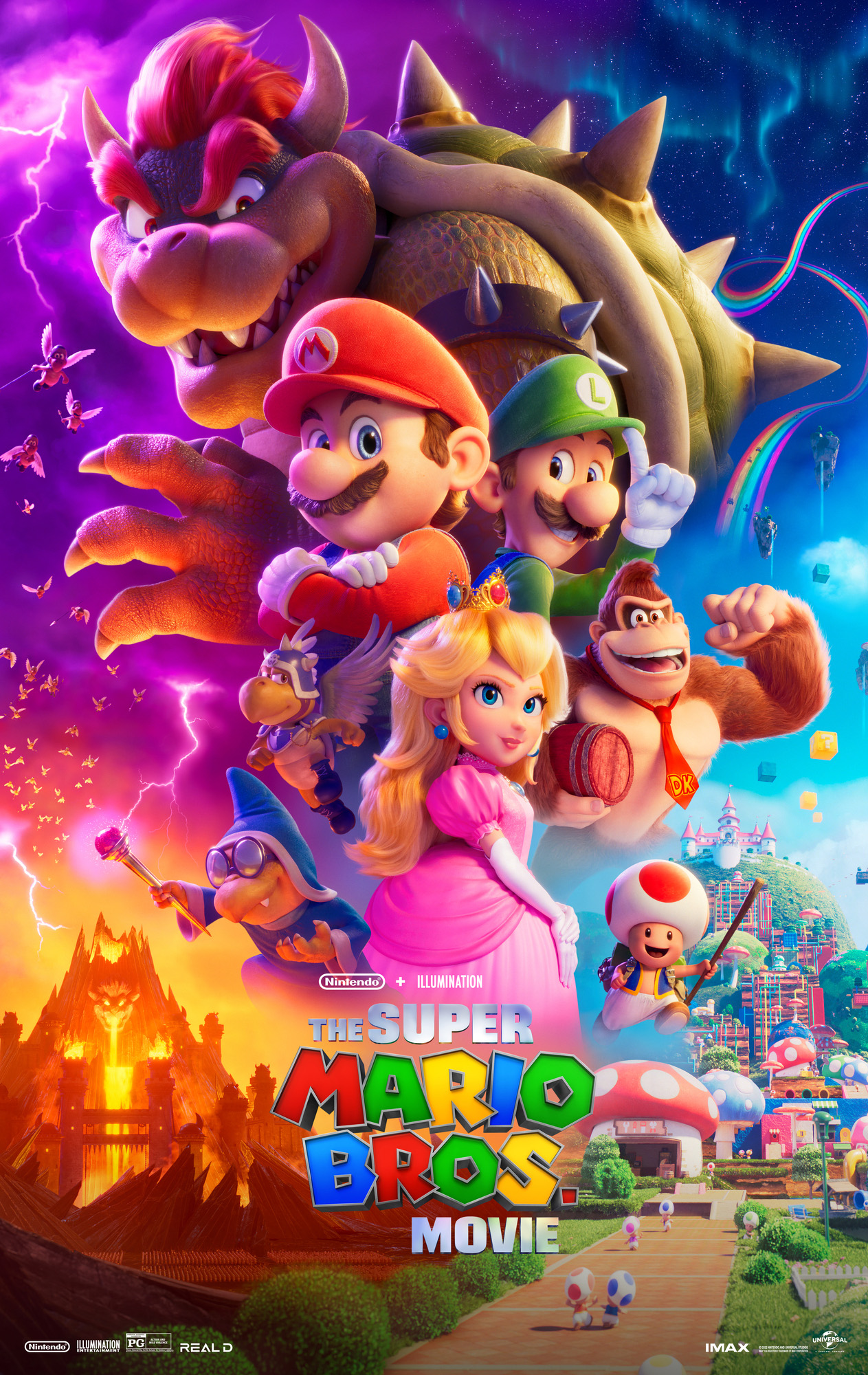 affiche super mario le film 2023