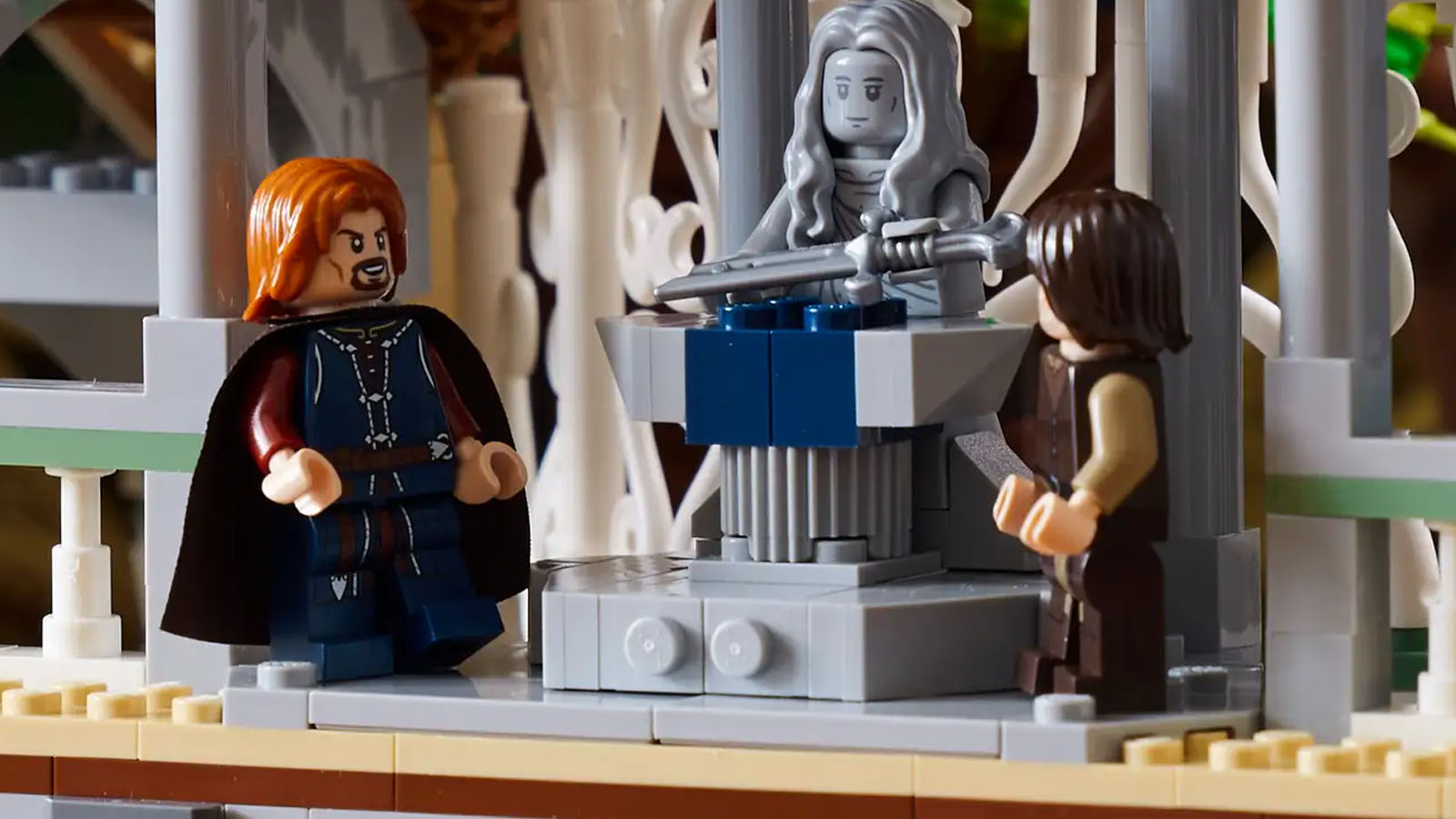 aragorn et boromir elendil epée lego