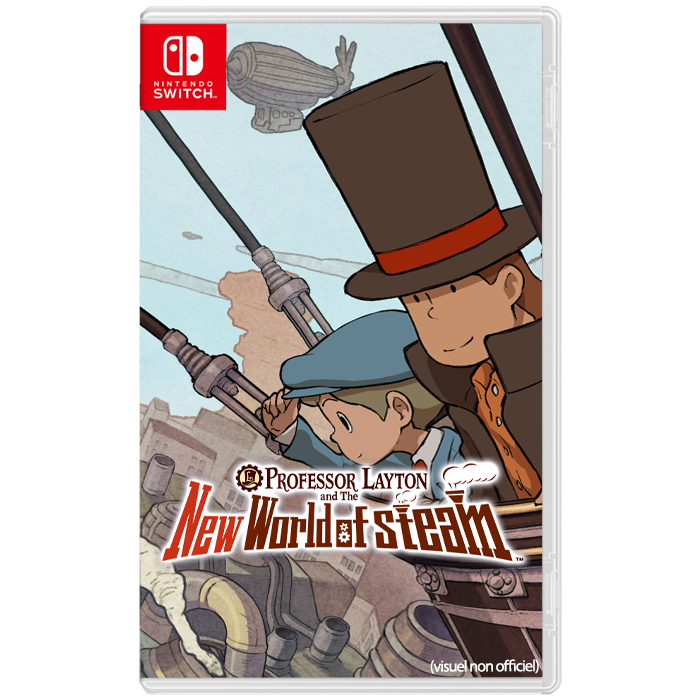 professeur layton and the world of steam visuel produit provisoire