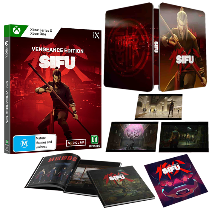 sifu edition vengeance xbox series x visuel produit