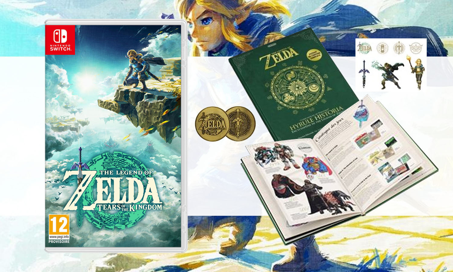 slider zelda tears of the kingdom bonus de precommande