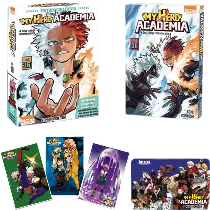 my hero academia t36 collector visuel produit