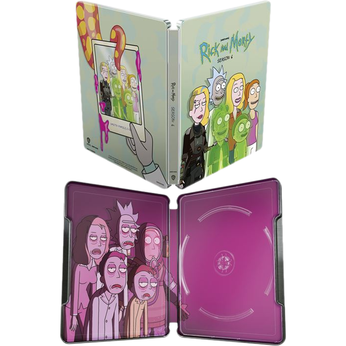 Rick and Morty Saison 6 Blu Ray SteelBook visuel produit