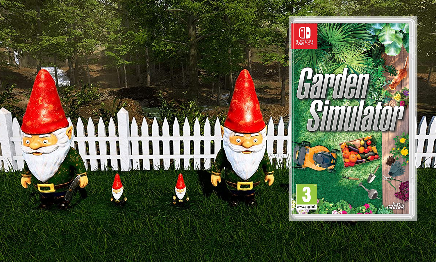garden simulator switch visuel slider