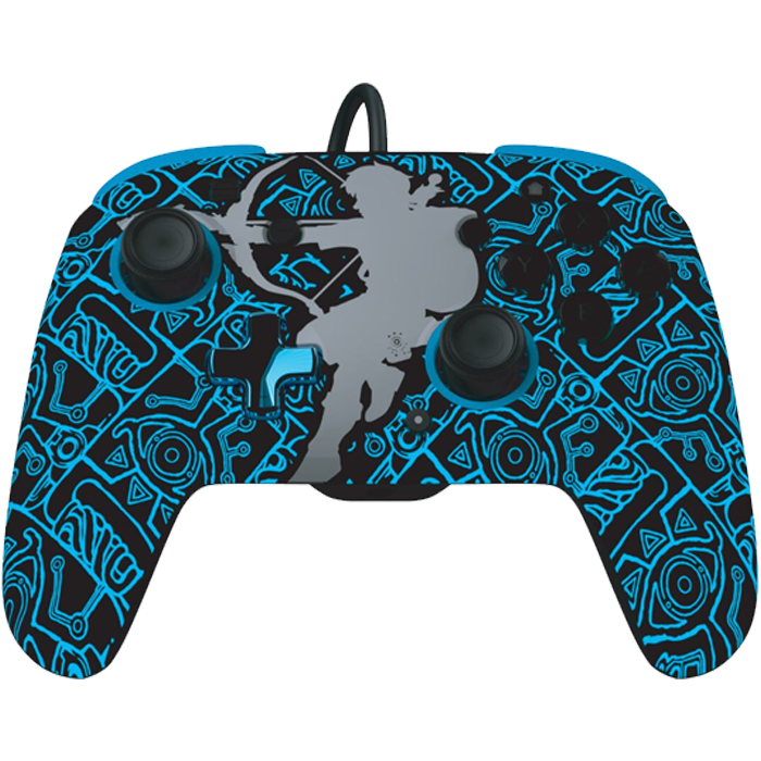 Manette Filaire Glow In The Dark Sheikah Shoot Switch visuel produit