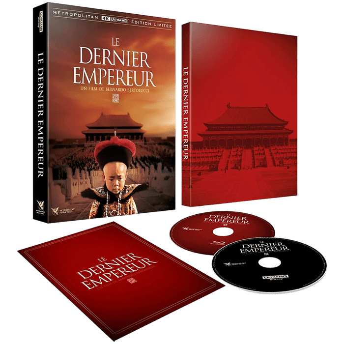le dernier empereur blu ray 4k edition limitee visuel produit