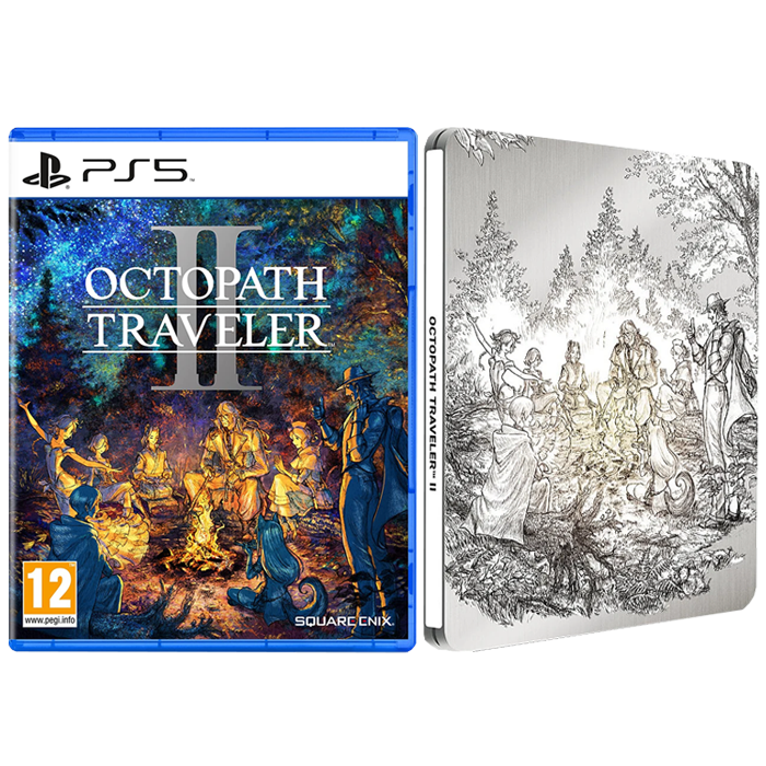 octopath traveler 2 edition steelbook ps5 visuel produit