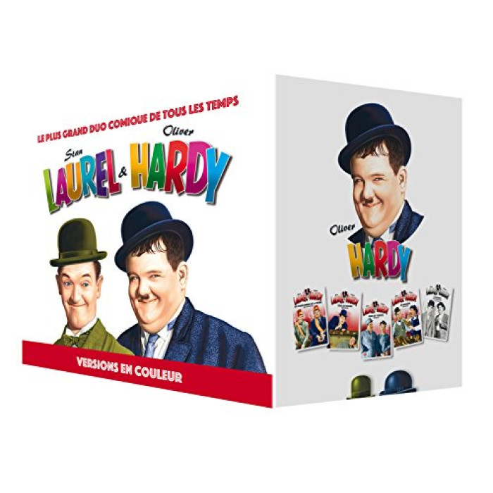 coffret dvd laurel et hardy versions en couleurs visuel produit