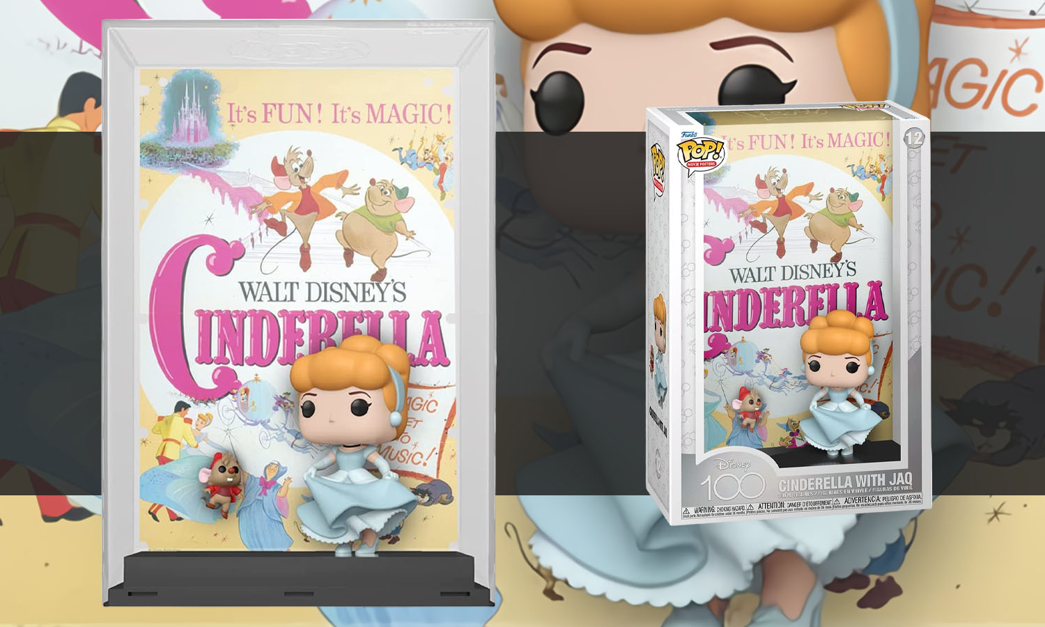 funko pop movie poster cendrillon visuel slider horizontal