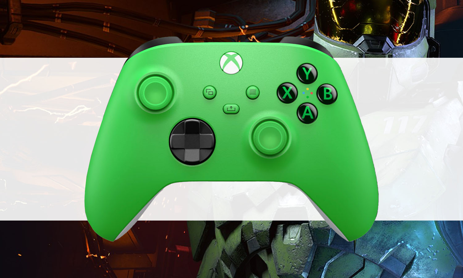 slider manette velocity green