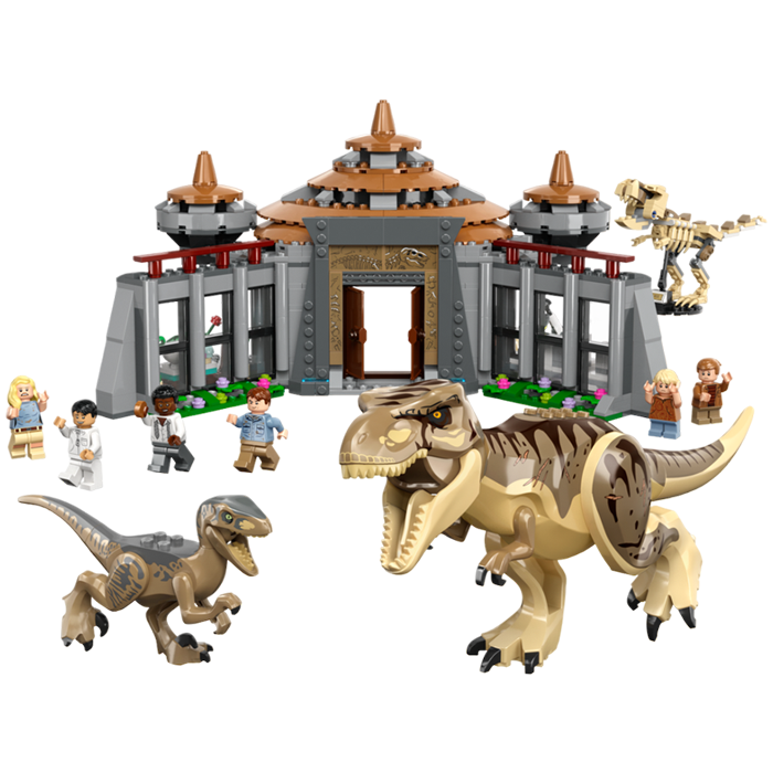 lego jurassic park centre des visiteurs 76961 visuel produit