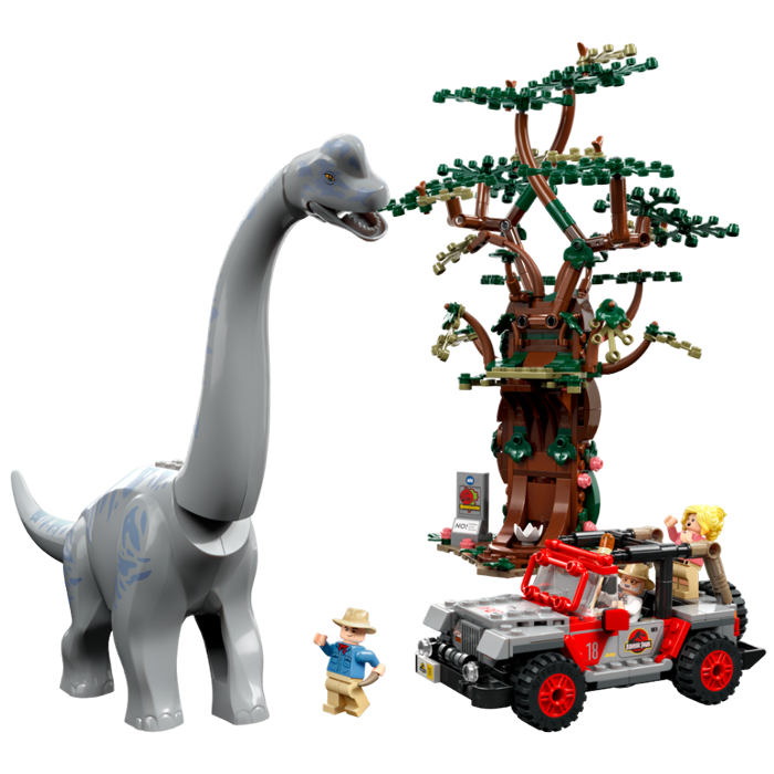 lego jurassic park decouverte brachiosaure 76960 visuel produit