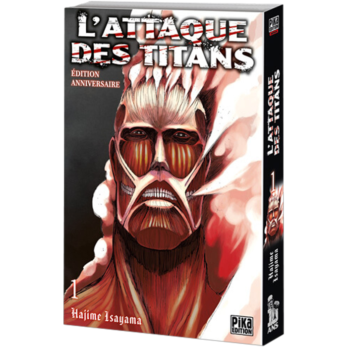 l'attaque des titans tome 1 edition anniversaire visuel produit