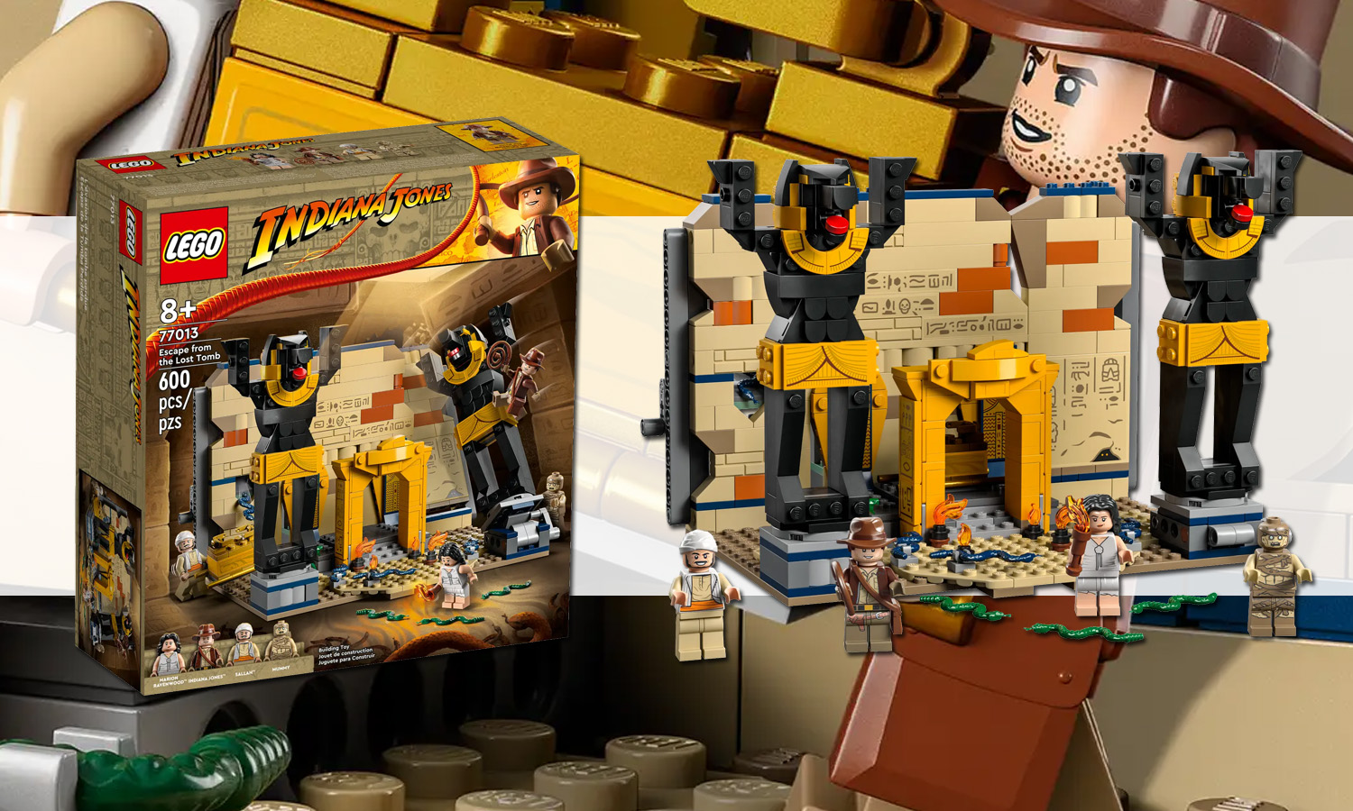 SLIDER Lego Indiana Jones L’évasion du tombeau perdu (77013)